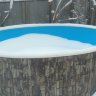 Каркасный бассейн морозоустойчивый Лагуна 3.66 х 1.25м (врезной скиммер + форсунка) Камень/ТМ237/36612