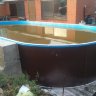 Каркасный бассейн морозоустойчивый Лагуна стальной 7.30х3.66х1.25м овальный (вкапываемый). 73236601