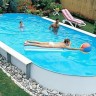 Каркасный сборный морозоустойчивый бассейн Summer Fun овальный-oval 5,25 х 3,2 х 1,5 м Chemoform Германия (скиммер + форсунка) 4501010241KBF