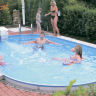 Каркасный сборный морозоустойчивый бассейн Summer Fun овальный-oval 9,16 х 4,6 х 1,2 м Chemoform Германия (скиммер + форсунка) 4501010247