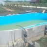 Каркасный бассейн морозоустойчивый Лагуна стальной (Гигабасс) 4.5 х 2.5 х 1.5м овальный (вкапываемый) цвет Платина/ТМ604/450250 