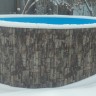 Каркасный бассейн морозоустойчивый Лагуна 5 х 1.25м (полная комплектация) цвет Светлое Дерево/50013F