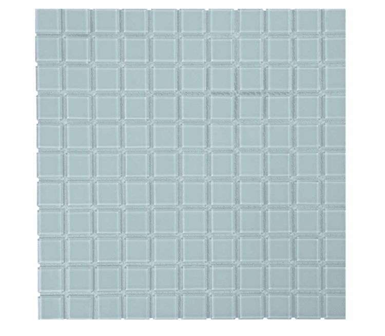 Мозаика стеклянная Aquaviva Сristall белая LM-NW/16973